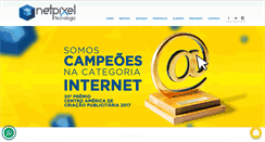 Desktop Screenshot of netpixel.com.br